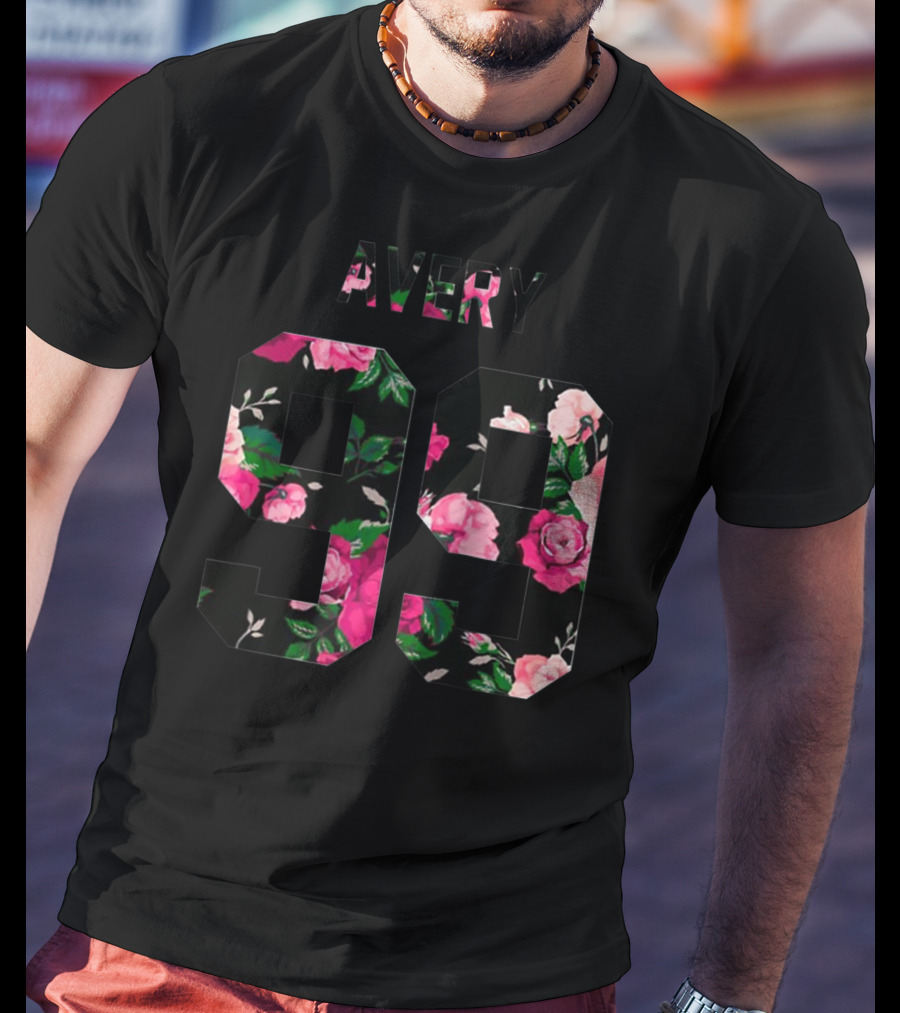 Avery 99 Floral Pattern Jack Avery Merchandise T-Shirt