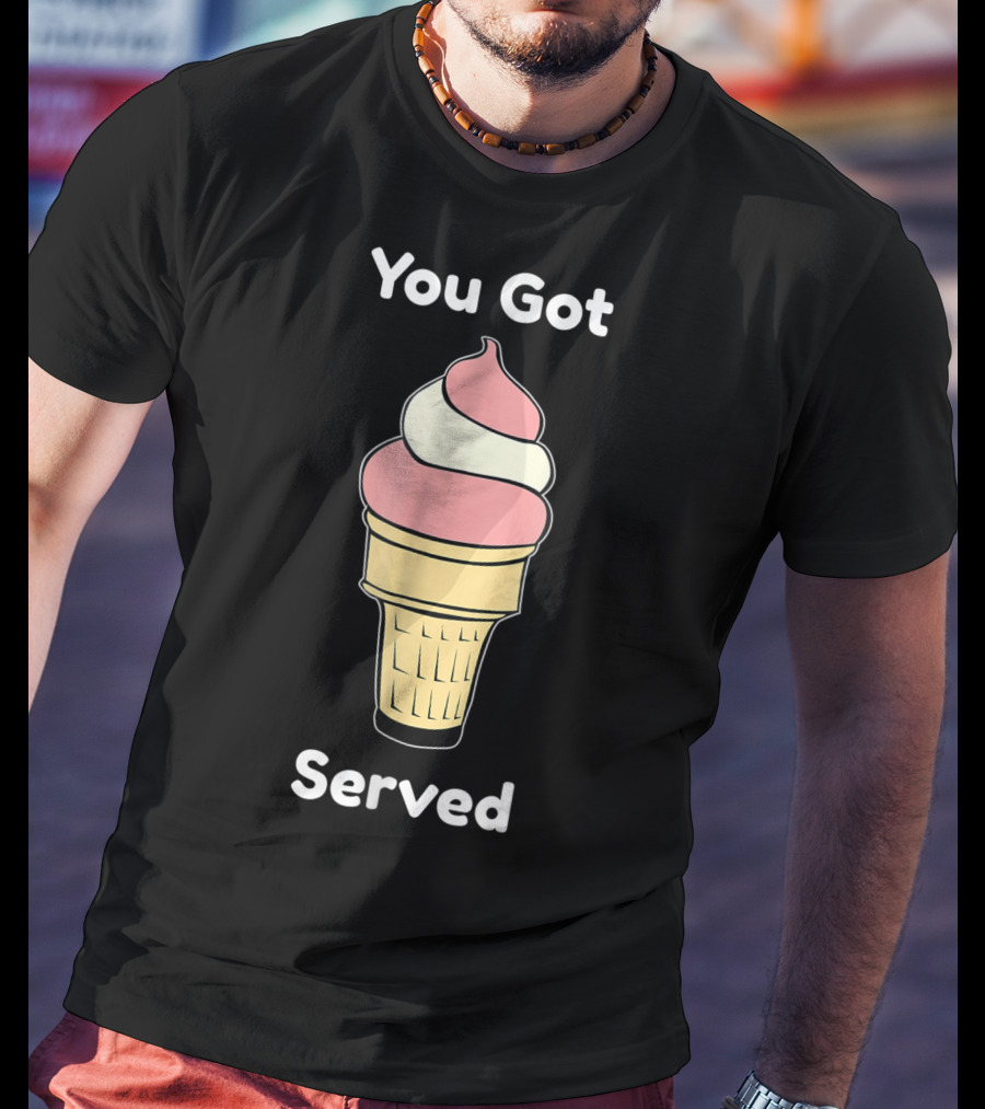 You Got Served Ice Cream Cone Swirl T-Shirt