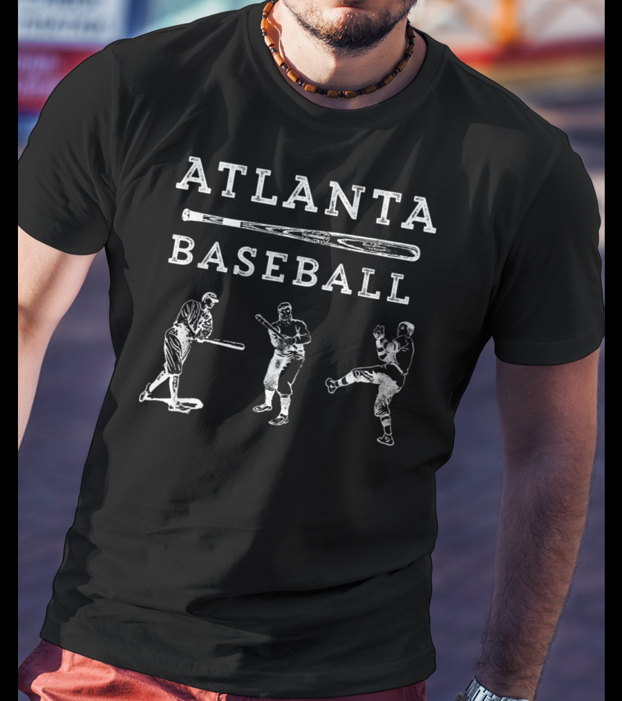 Atlanta Baseball Fan Classic Style Vintage Players T-Shirt