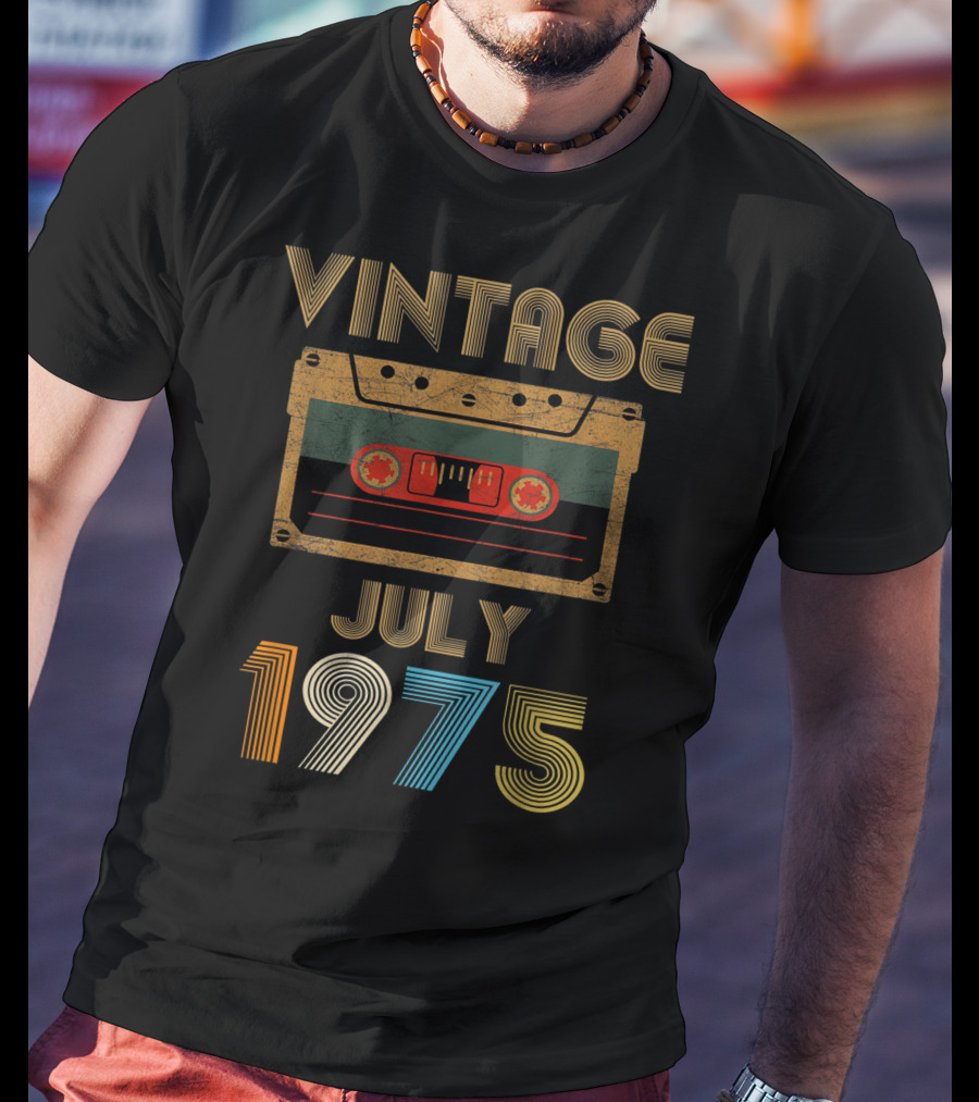 Vintage Cassette July 1975 T-Shirt