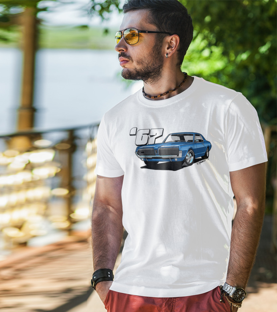 '67 Classic Blue 1967 Mercury Cougar T-Shirt