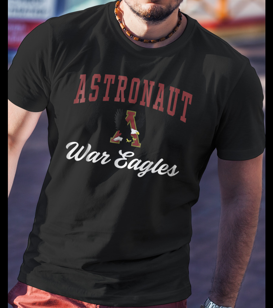 Astronaut High School War Eagles Emblem A T-Shirt
