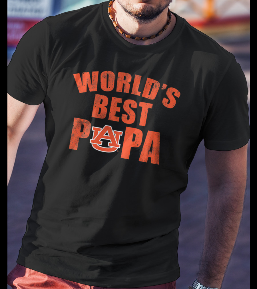 Auburn Tigers World's Best Papa T-Shirt