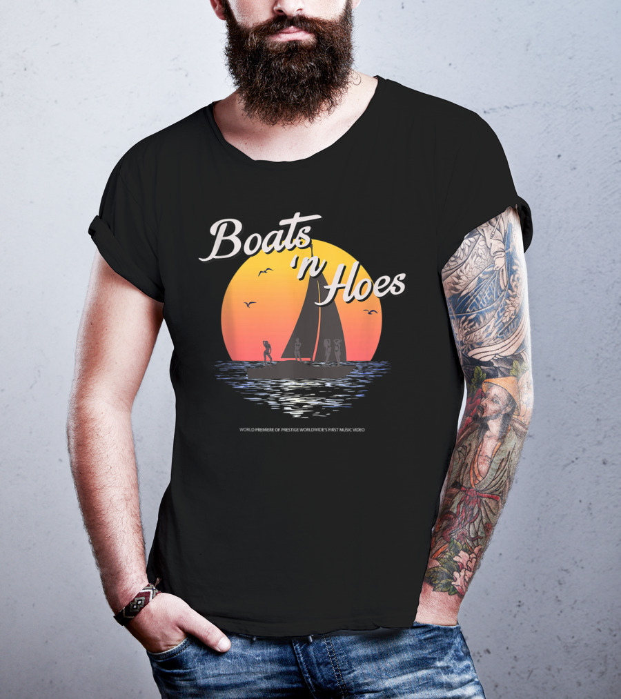 Boats N Hoes World Premiere Of Prestige Worldwide's First Music Video T-Shirt