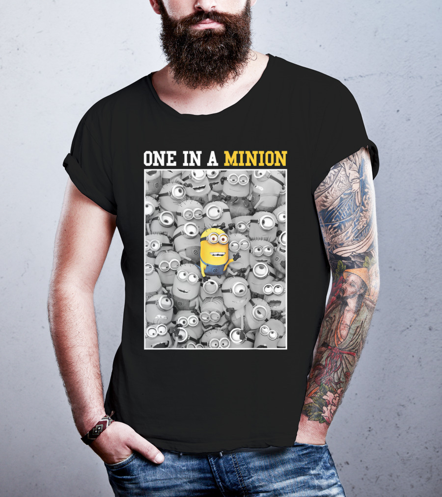 One In A Minion Despicable Me Color Pop Minions T-Shirt