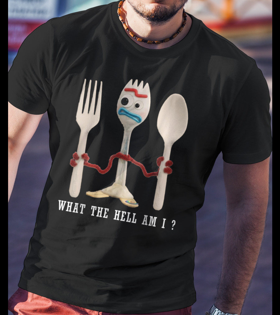 Forky What The Hell Am I Toy Story Character T-Shirt