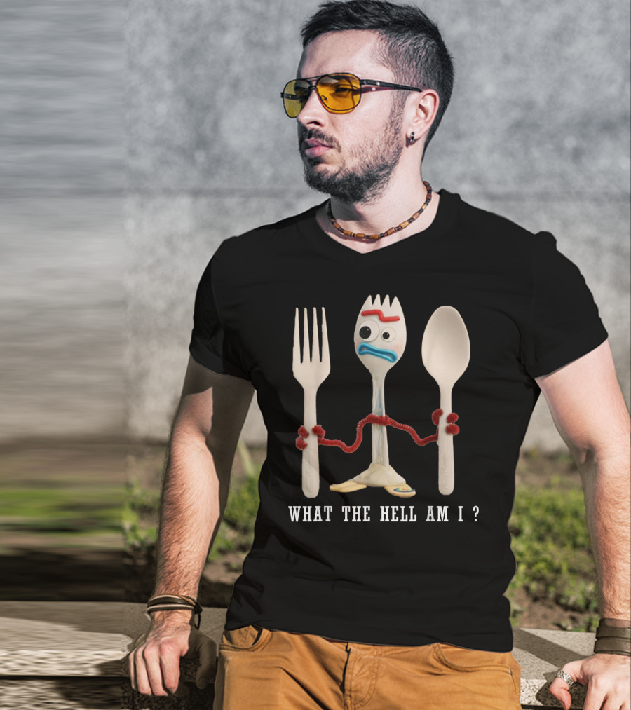 Forky What The Hell Am I Toy Story Character T-Shirt