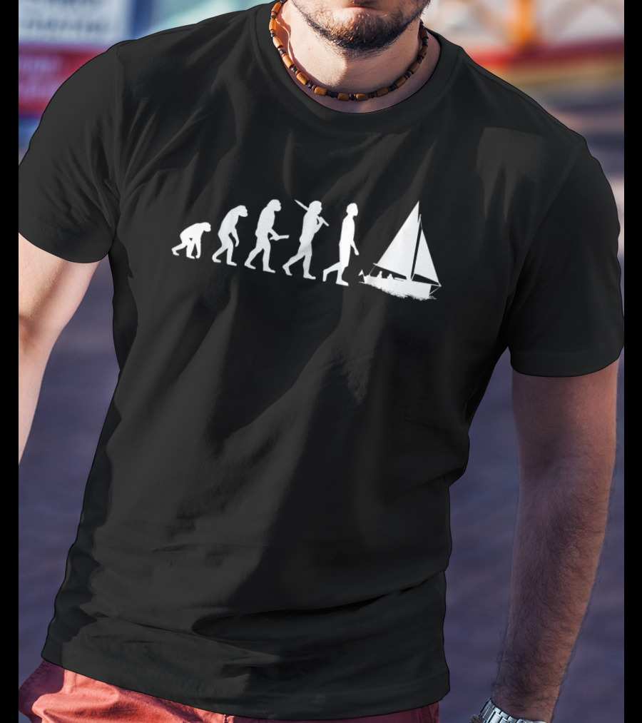 Evolution Of Sailing Humor For Sailors T-Shirt
