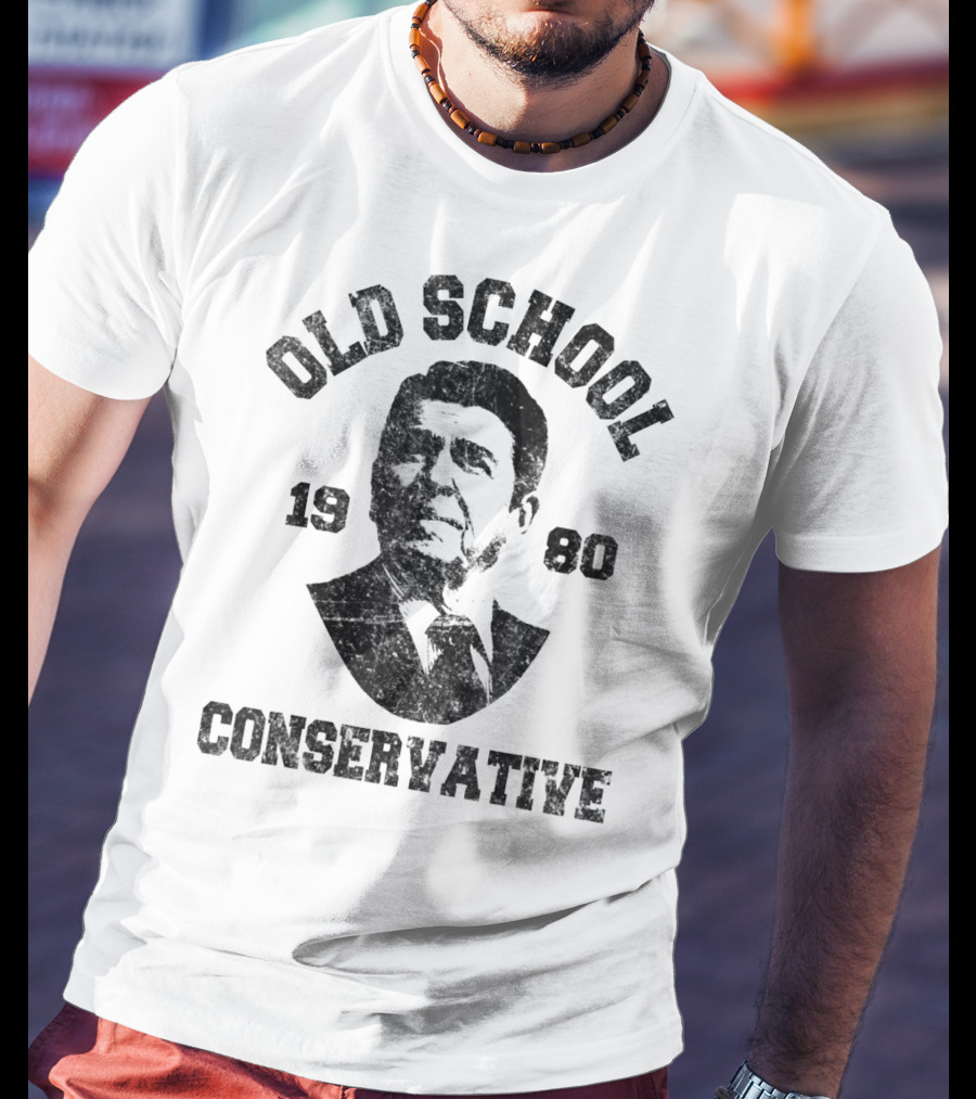 Old School Conservative 1980 Ronald T-Shirt