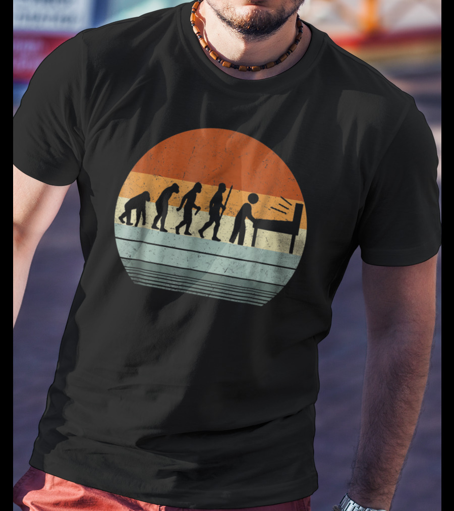 Vintage Pinball Evolution Player T-Shirt