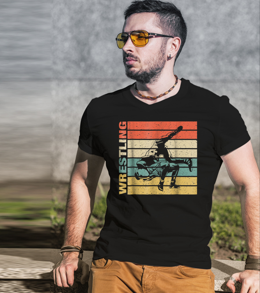 Cool Classic Wrestling Retro Birthday T-Shirt