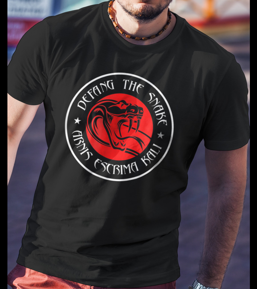 Defang The Snake Arnis Escrima Kali Filipino Martial Arts T-Shirt