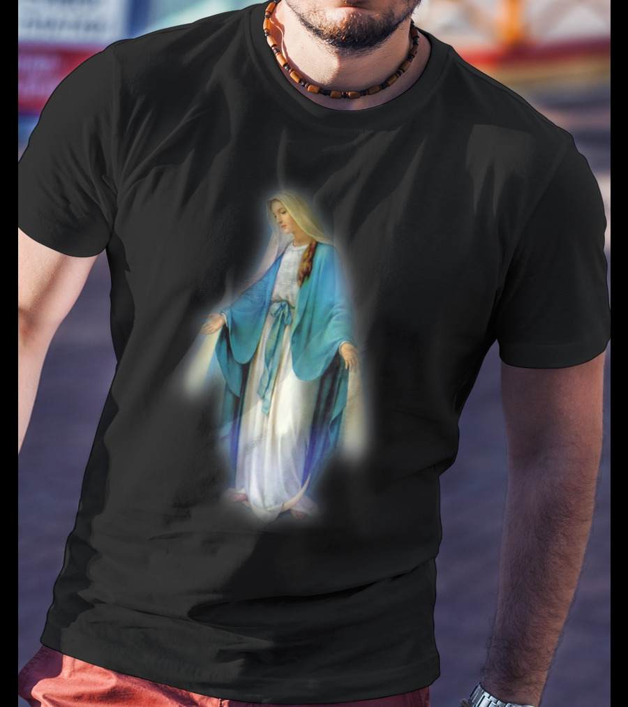 Catholic Blessed Mother Mary Iconic T-Shirt