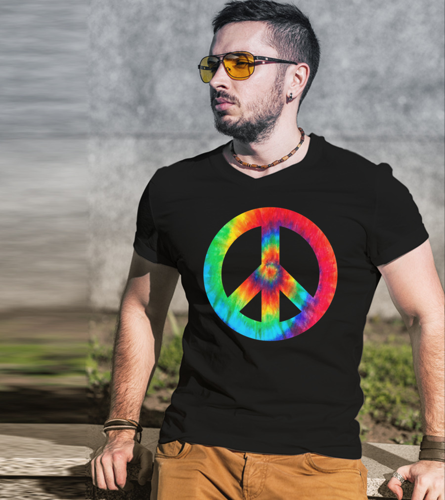 Cool Tie Dye Peace T-Shirt