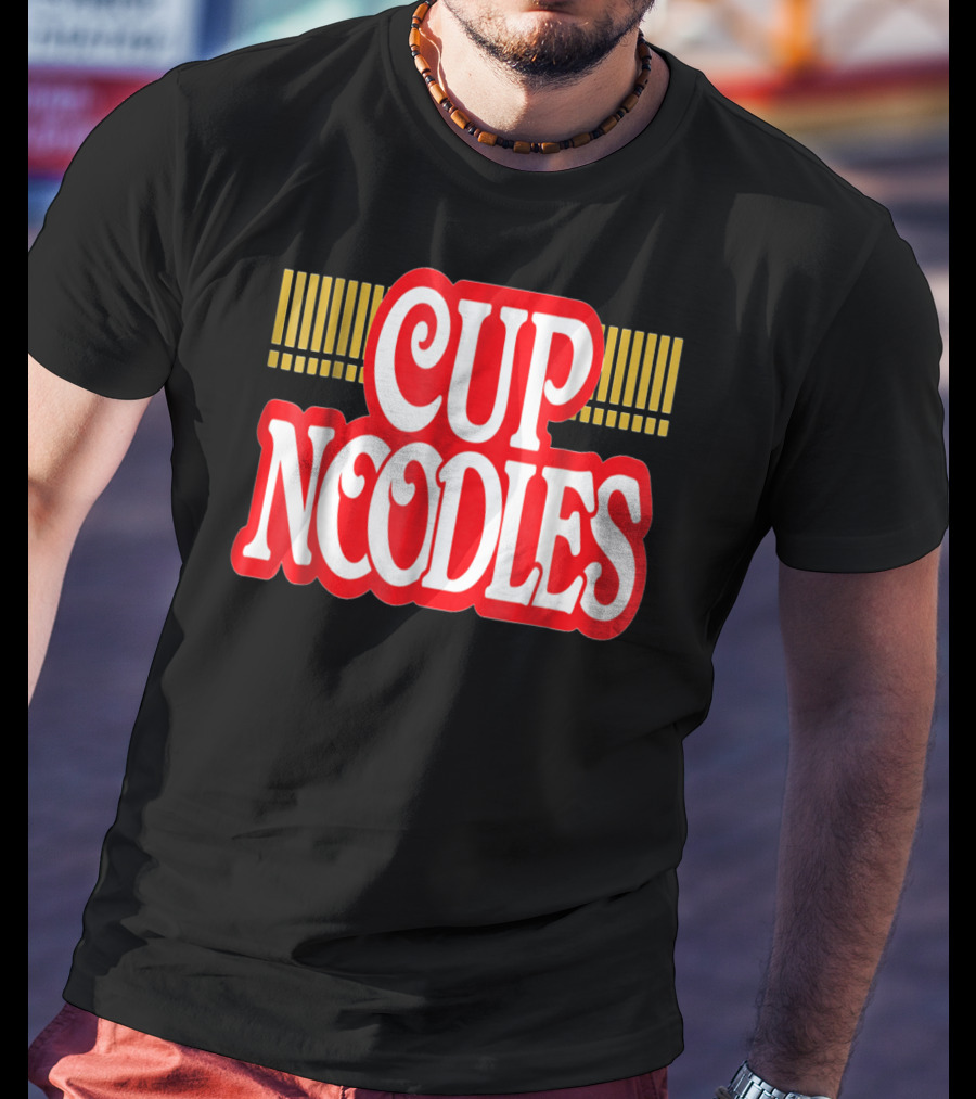 Cup Noodles Instant Ramen Iconic Red White T-Shirt