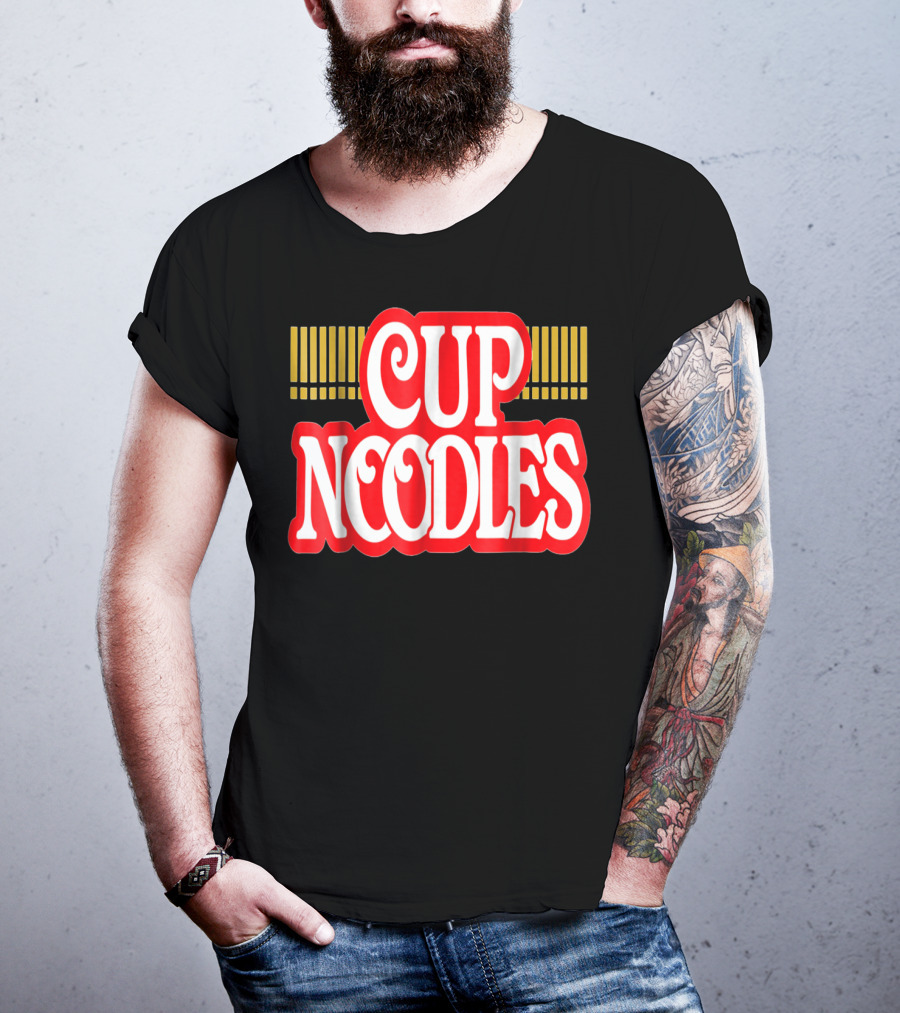 Cup Noodles Instant Ramen Iconic Red White T-Shirt