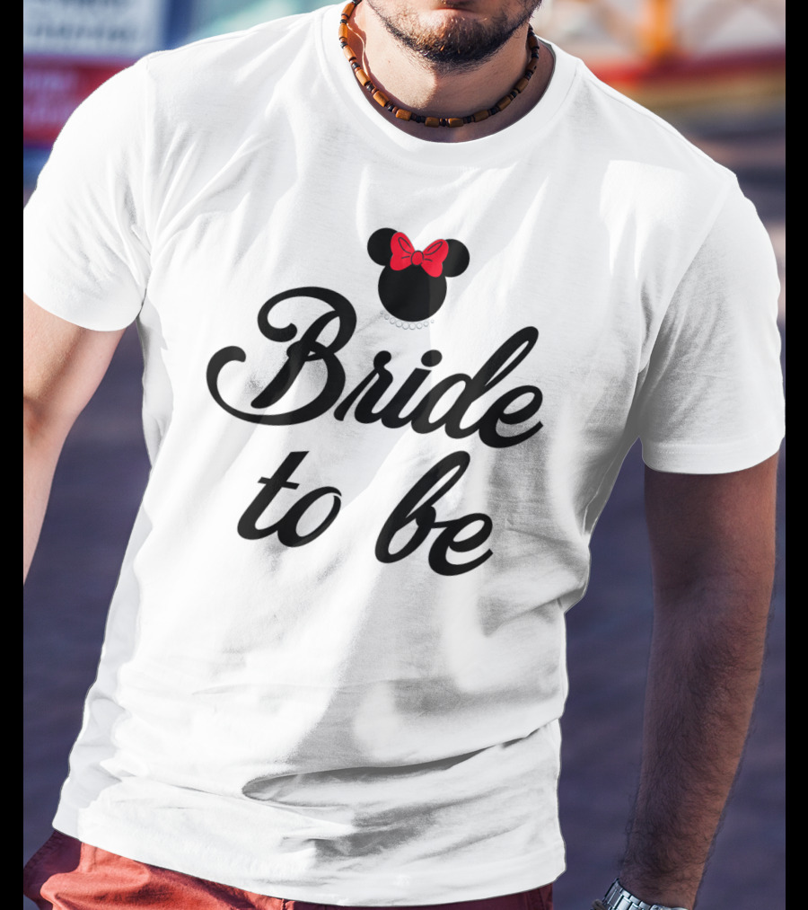 Disney Minnie Bride To Be Bridal T-Shirt