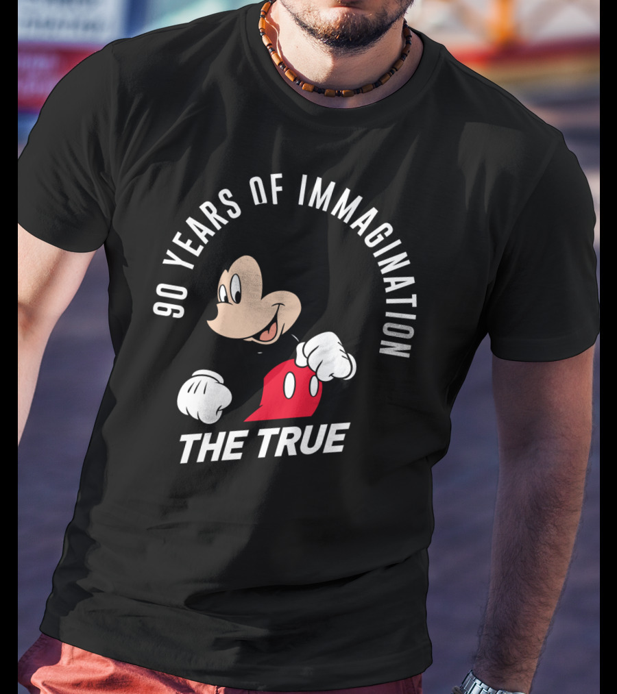 90 Years Of Imagination Mickey Mouse The True Original T-Shirt