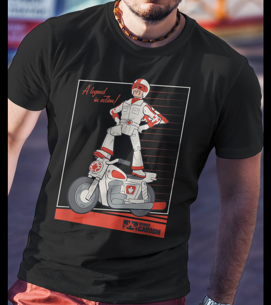 Disney Pixar Toy Story 4 Duke Caboom A Legend In Action T-Shirt