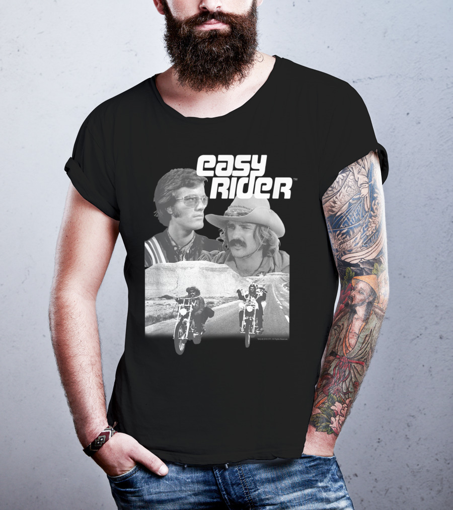 Easy Rider Fonda Hopper Motorcycles Road Adventure T-Shirt