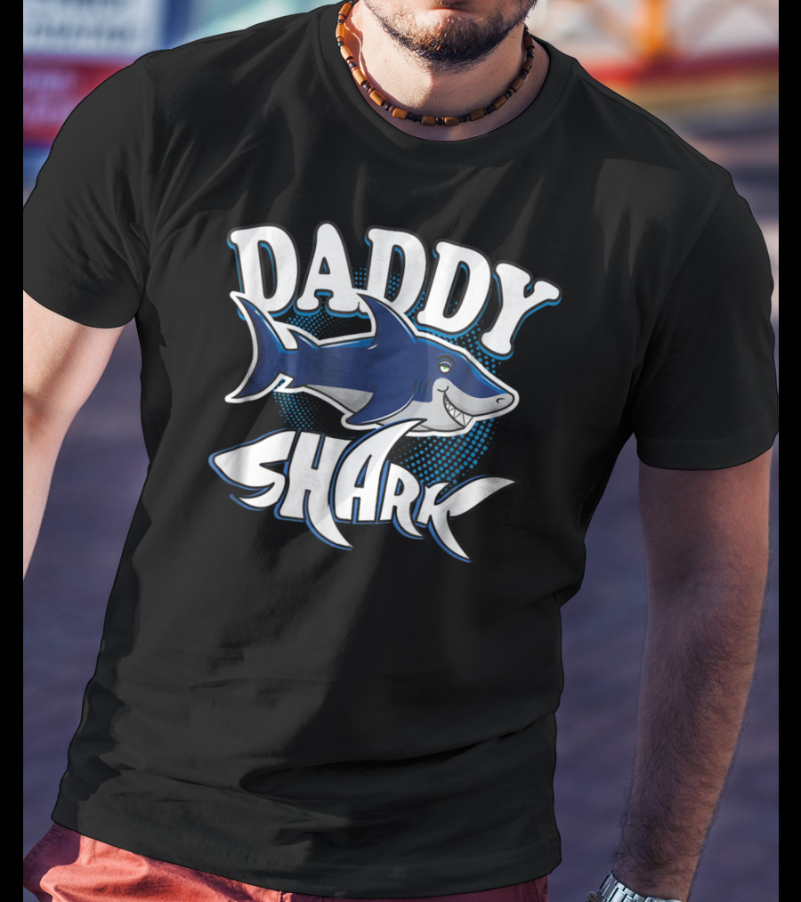 Daddy Shark Funny Daddy Shark T-Shirt