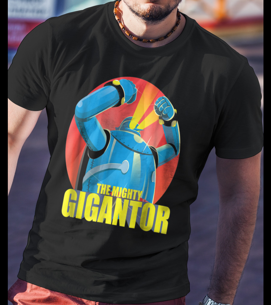 The Mighty Gigantor Robot Retro Sci-Fi Hero T-Shirt