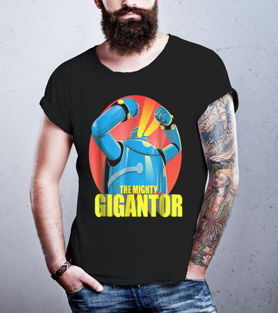 The Mighty Gigantor Robot Retro Sci-Fi Hero T-Shirt