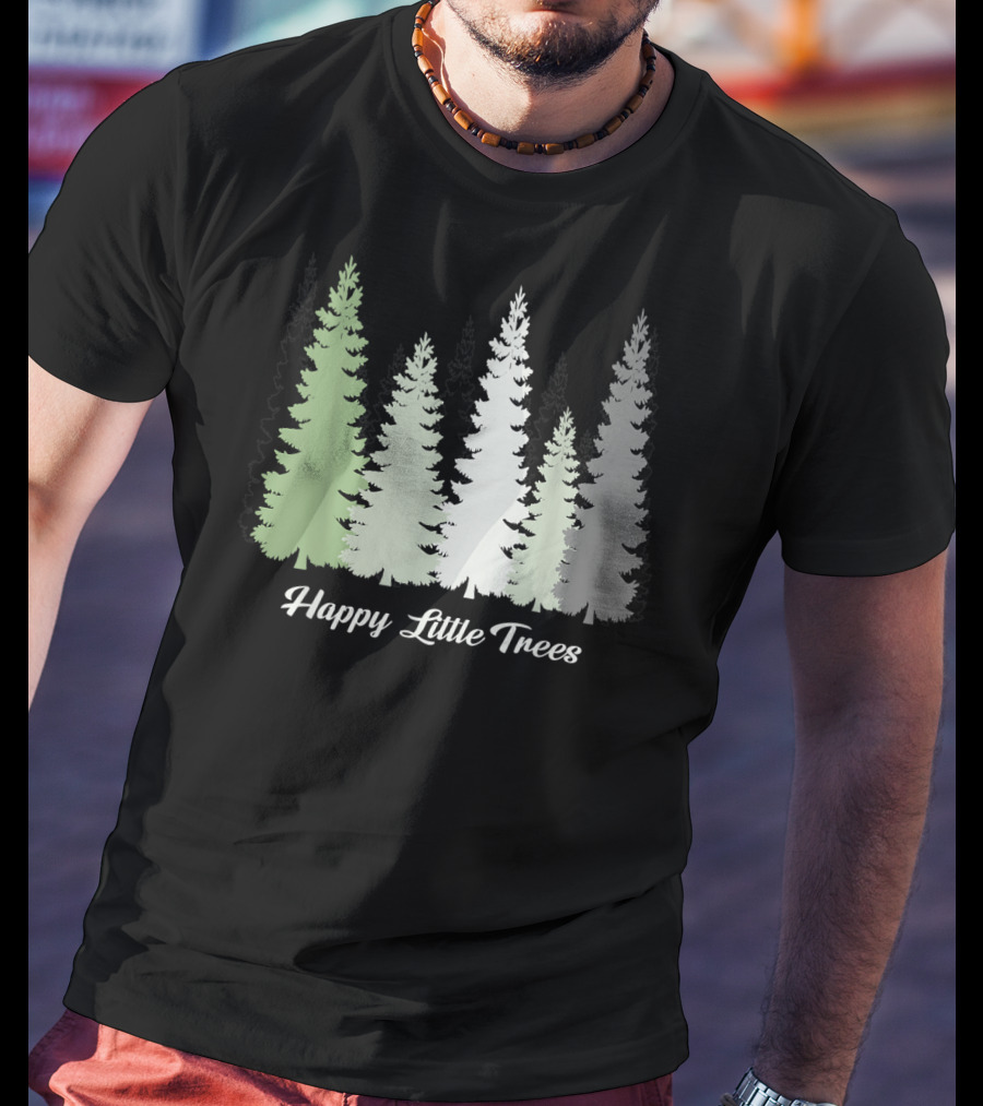 Happy Little Trees Bob Style Forest T-Shirt