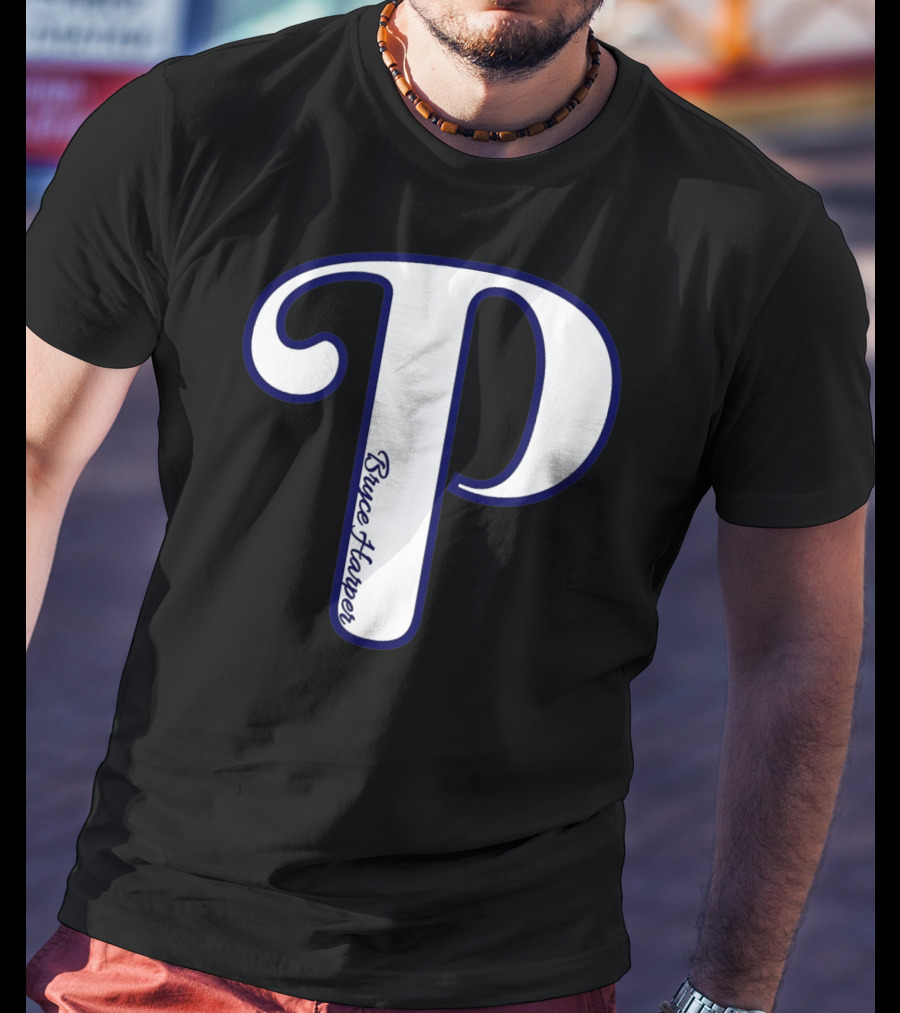 Bryce Harper Philadelphia Baseball Logo P T-Shirt