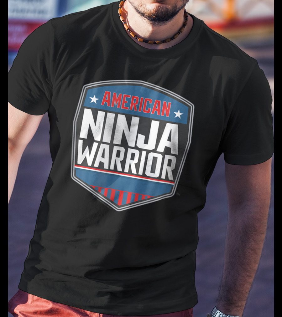 American Ninja Warrior Shield Icon T-Shirt