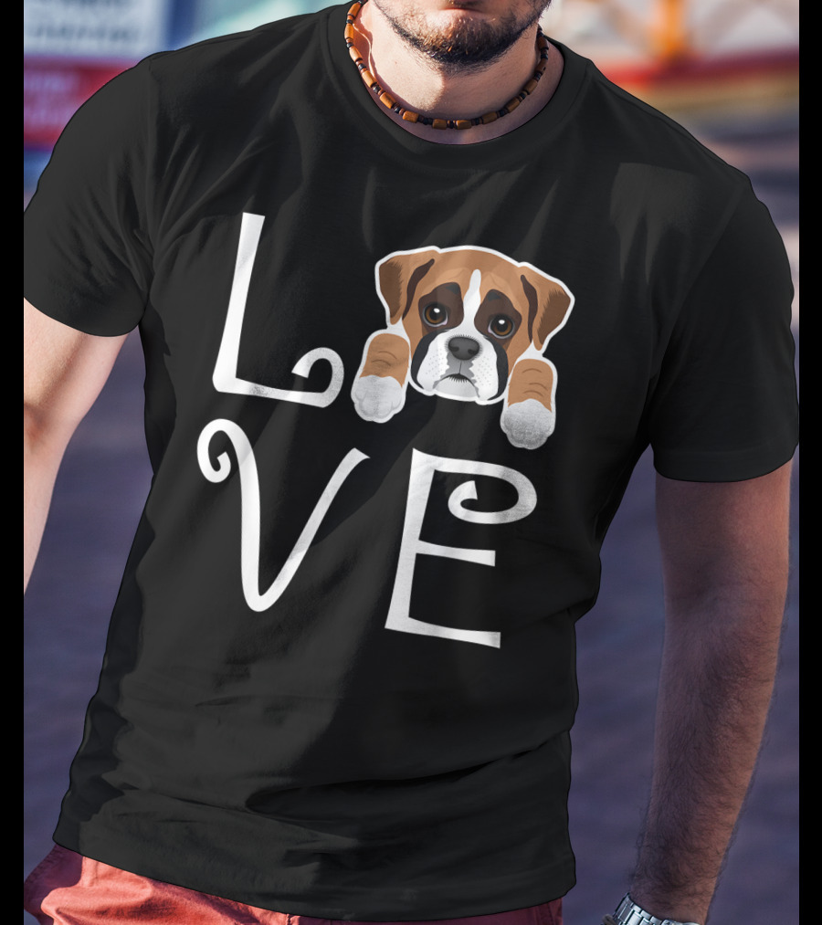 Boxer Love Dog Owner Puppy T-Shirt