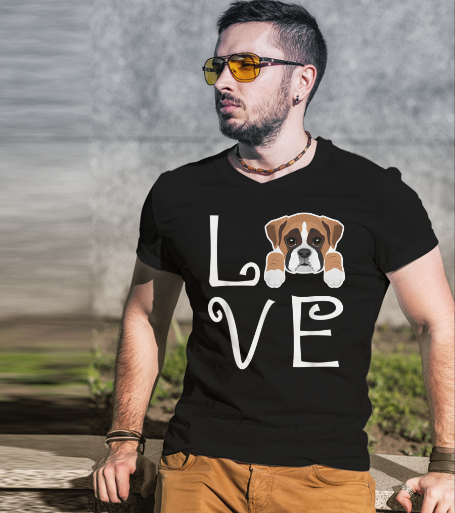 Boxer Love Dog Owner Puppy T-Shirt