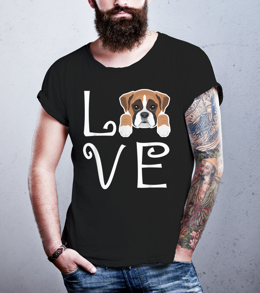 Boxer Love Dog Owner Puppy T-Shirt