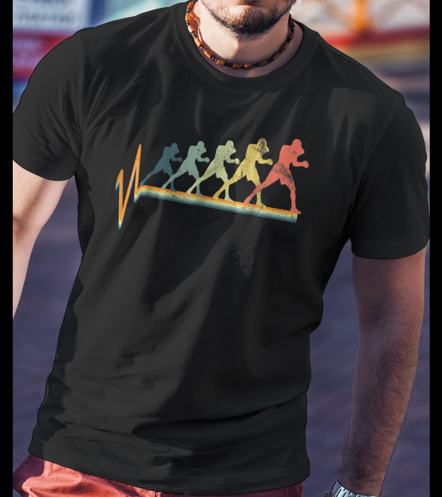Heartbeat Boxing Evolution Fighter Love T-Shirt