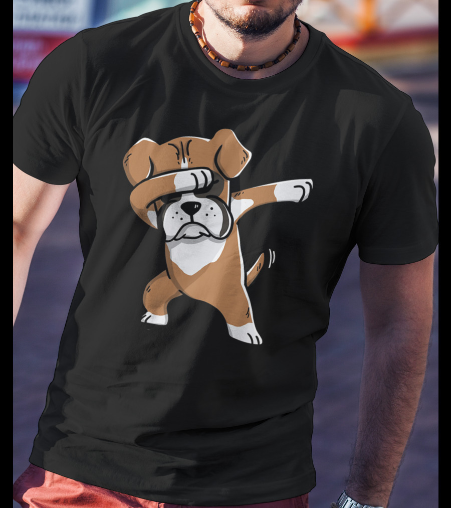 Funny Dabbing Boxer Dog Kids T-Shirt