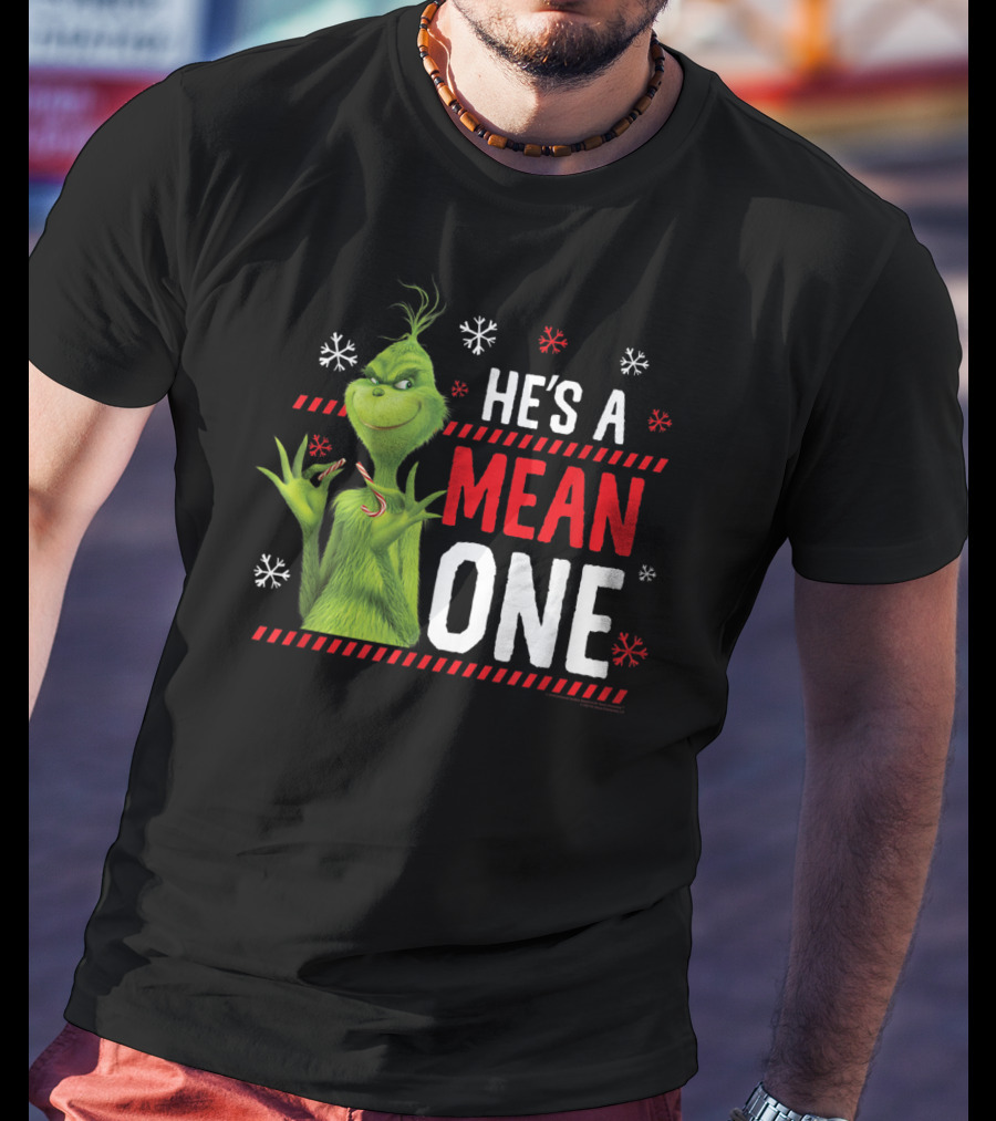 He's A Mean One The Grinch Drseuss Jolly T-Shirt