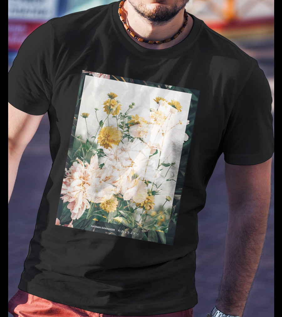 Aesthetic Floral Nathan Kawanishi Streetwear Fashion Grap T-Shirt