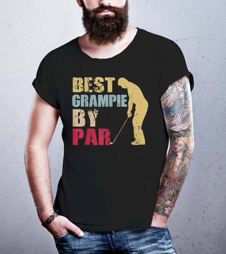 Best Grampie By Par Golf Vintage T-Shirt