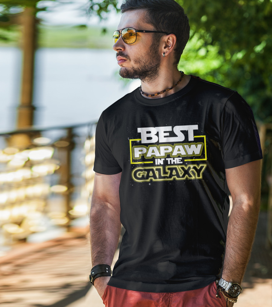Best Papaw In The Galaxy Star Wars T-Shirt