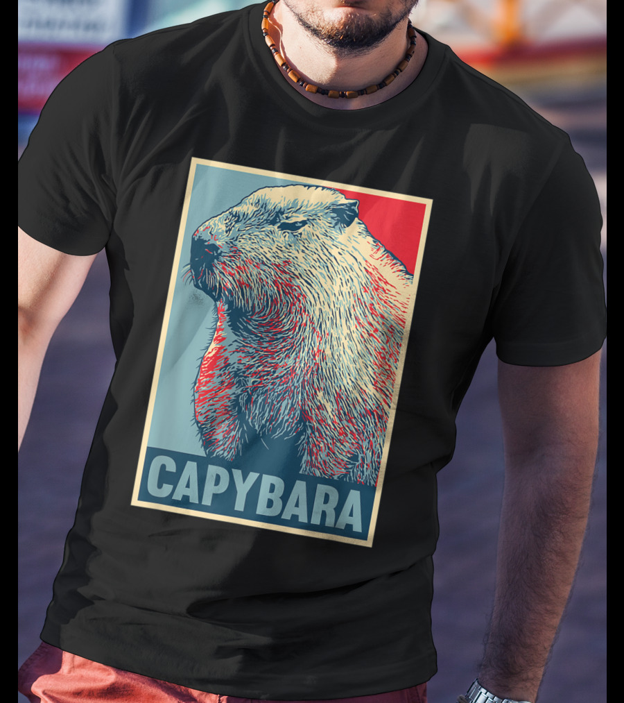 Capybara Funny Vegan Animal Lovers T-Shirt