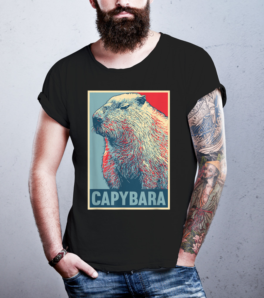 Capybara Funny Vegan Animal Lovers T-Shirt