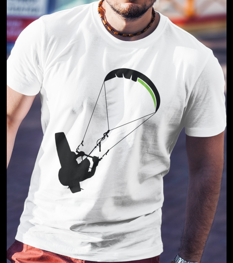 Cool Kitesurfing I Kitesurf Silhouette Adventure T-Shirt