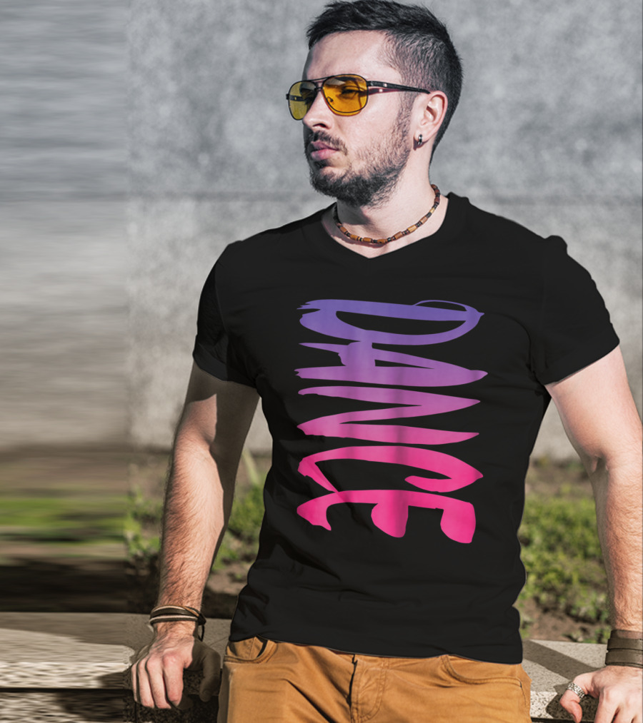 Dance Fun Bold Gradient Style For Colorful Girls Teens T-Shirt