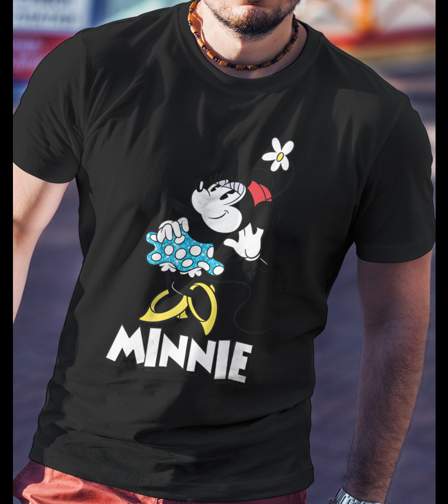 Disney Minnie Mouse Polka Dot Dress With Daisy Flower T-Shirt