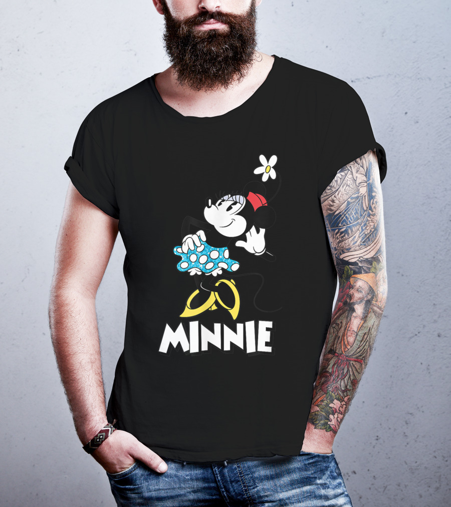 Disney Minnie Mouse Polka Dot Dress With Daisy Flower T-Shirt