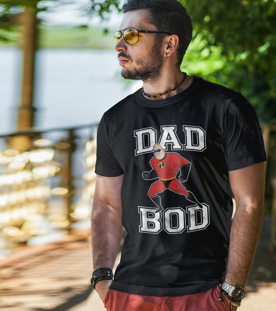 Disney Pixar Incredibles Dad Bod Mr Incredible T-Shirt