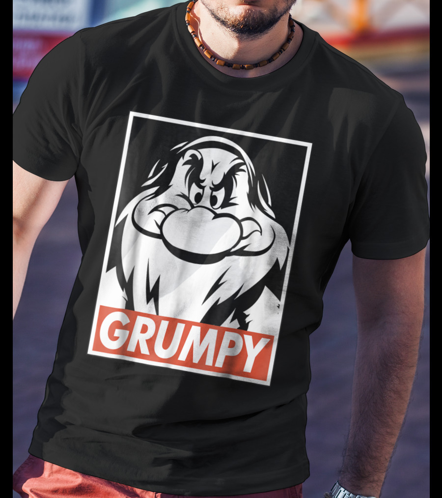 Disney Snow White Grumpy Streetwear T-Shirt