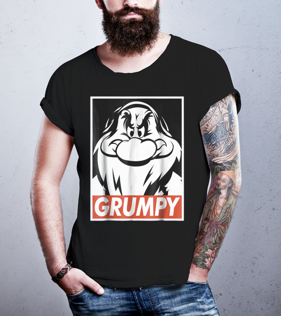 Disney Snow White Grumpy Streetwear T-Shirt
