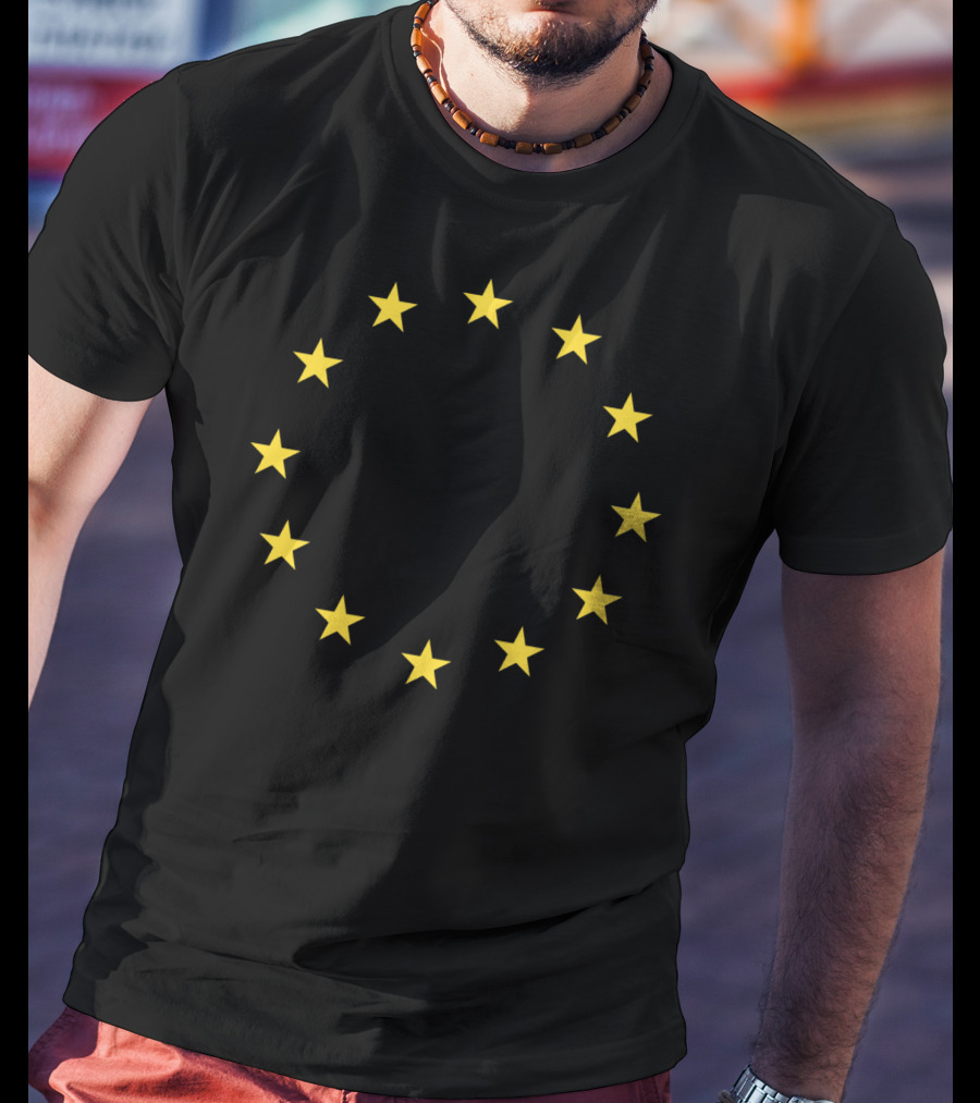 EU European Union Gold Stars Emblem T-Shirt