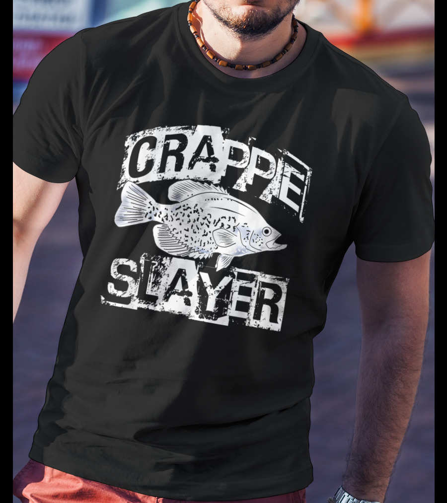 CRAPPIE SLAYER Freshwater Fish T-Shirt